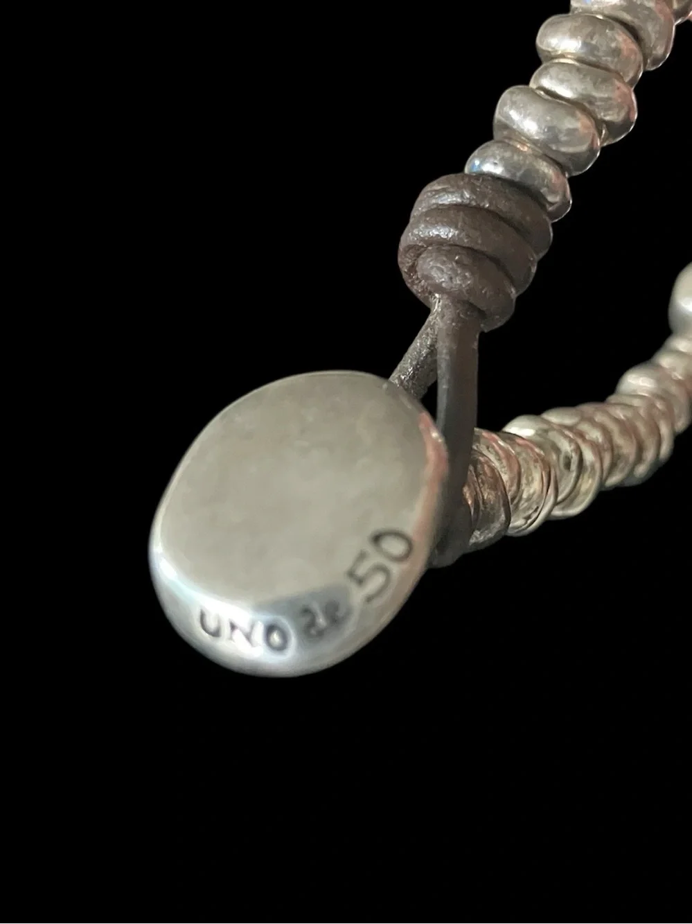 UNO DE 50 Stamped Retired Bracelet “The Desert PEARL